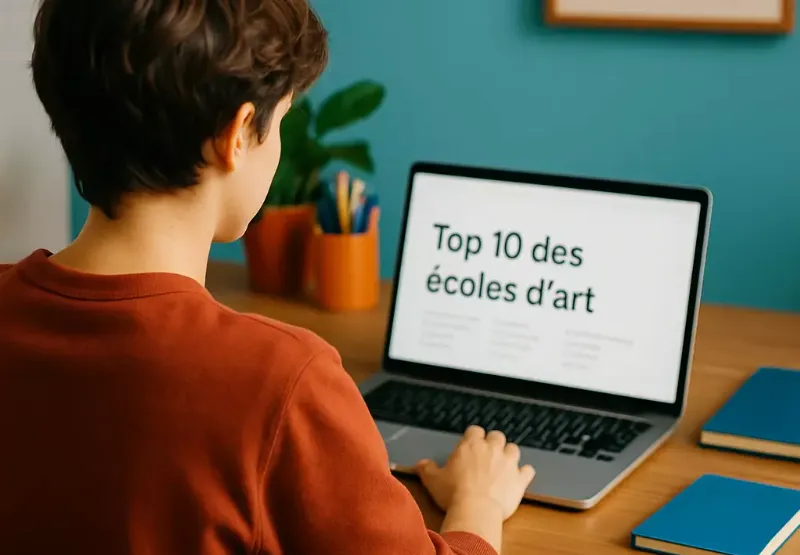 Un laboratoire de création moderne dans une art visuel école, stimulant l’innovation et l’expérimentation artistique.